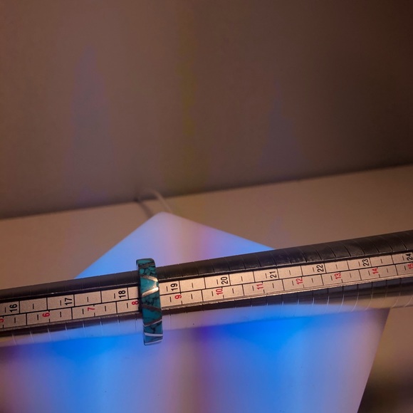 Silver ring - size 8 - Picture 4 of 8